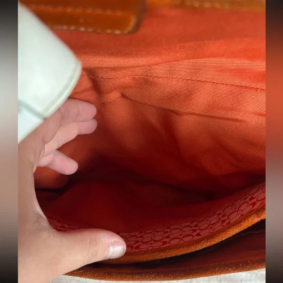 Vintage Coach Soho Orange Bag - Picture 3 of 12